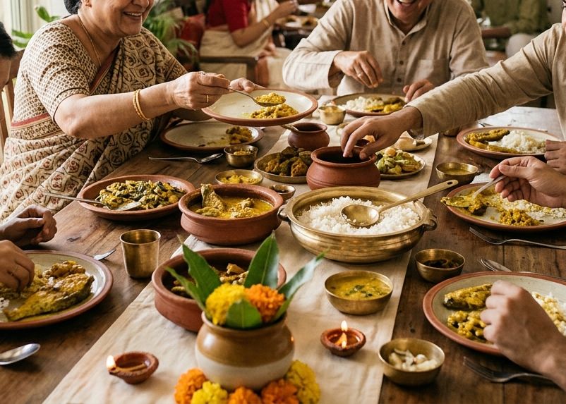 Family gathering lunch catering